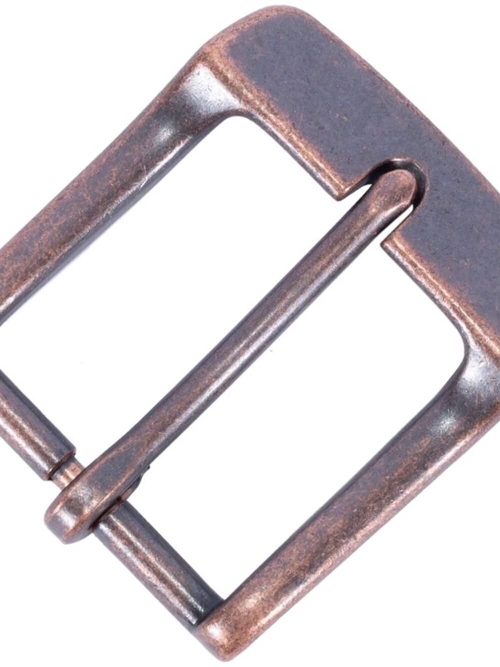 Men's Antique Copper Imported Leather Unique Replacement Belt Buckle